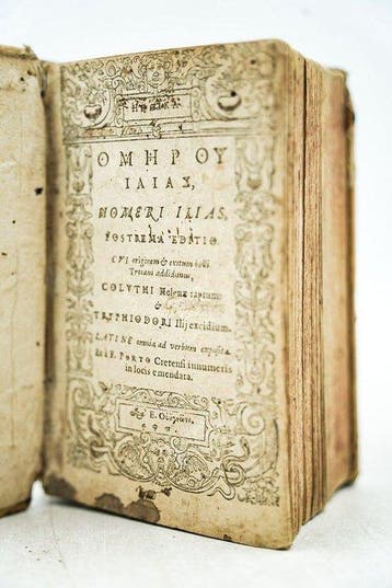 Homère - Ilias [suivi de] Helenae Raptus - 1520