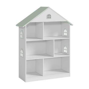 Kinderkast Vipsali open kast 107x83x30 cm wit en mintgroen [, Verzenden, Nieuw