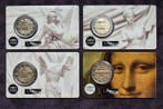 Frankrijk. 2 Euro 2025 Musée du Louvre (4 coincards)
