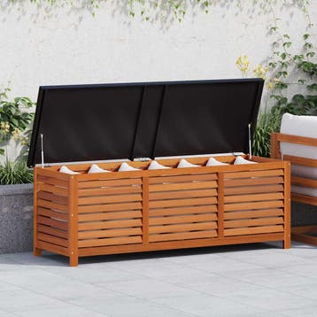 vidaXL Tuinbox 150x50x55 cm massief eucalyptushout, Verzenden, Nieuw