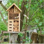 Houten Insectenhotel voor Tuin – Bijen- en Vlinderhuis