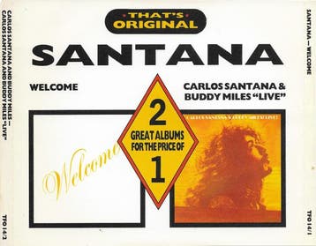 Santana / Carlos Santana And Buddy Miles - Welcome / Carlos, Ophalen of Verzenden, Gebruikt