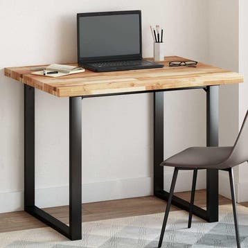 vidaXL Tafelblad rechthoekig 100x80x4 cm massief acaciahout, Huis en Inrichting, Tafels | Eettafels, Verzenden, Nieuw