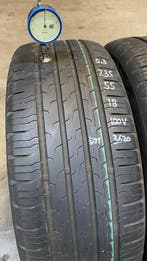 235/55/18 100V Continental EcoContact6 5,3/5mm profiel, 18 inch, Gebruikt, Ophalen of Verzenden, 235 mm