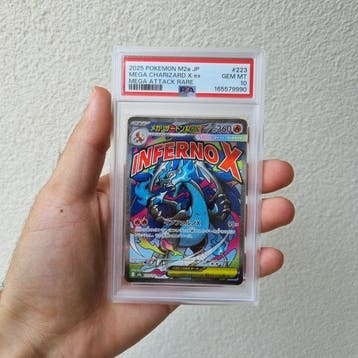Pokémon - 1 Graded card - Charizard X ex mega attack 223/193, Nieuw