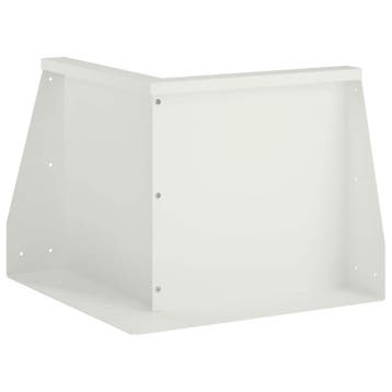 vidaXL Keerwand 50 x 50 x 40 cm Staal Wit, Verzenden, Nieuw