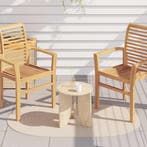 vidaXL Vloerkleed ZIZUR Crème 150 x 80 cm Polypropyleen, Verzenden, Nieuw, Crème