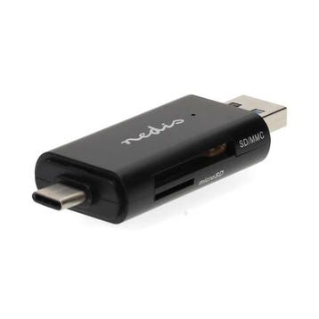SD kaartlezer USB | Nedis, Verzenden, Nieuw, Nedis