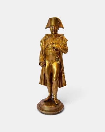 Beeldje - Napoleone Bonaparte - Verguld brons