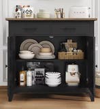 Keukendressoir met Werkblad – 2 Lades &amp; 2 Deuren Kast, Verzenden, Nieuw