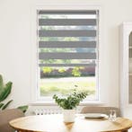 vidaXL Zebra rolgordijn 50,9x100 cm stofbreedte 46,7 cm, Verzenden, Nieuw, Grijs