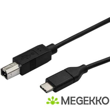 StarTech.com USB2CB3M 3m USB C USB B Zwart USB-kabel, Computers en Software, Pc- en Netwerkkabels, Verzenden, Nieuw