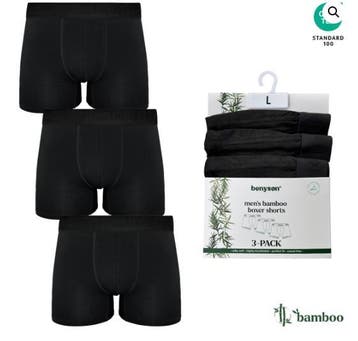3-Pack Heren Bamboe Boxershorts voor slechts €11,95, Kleding | Heren, Overige Herenkleding, Verzenden, Nieuw, Benyson