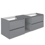 Wastafelonderbouw Allibert Lunik 150x55x46 cm Met Nis Mat, Ophalen of Verzenden, Nieuw, Overige typen