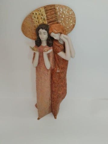 Lladró - sculptuur, Ragazze - 33 cm - Aardewerk, Antiek en Kunst