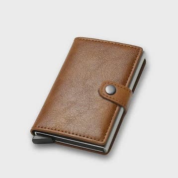 Luxe RFID Card Holder Portemonnee Heren - Slim & Veilig PU L, Verzenden, Nieuw