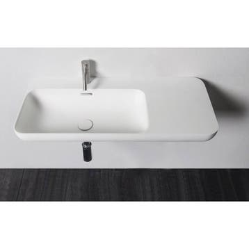 Wastafel Sapho Niagara Rechthoek Links 90x40x14 cm Solid, Ophalen of Verzenden, Nieuw