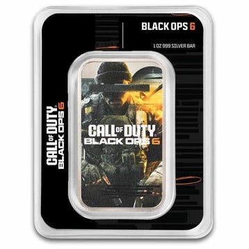 Wereld. Silver bar Call of Duty(TM) Black OPS 6 - 1 Oz