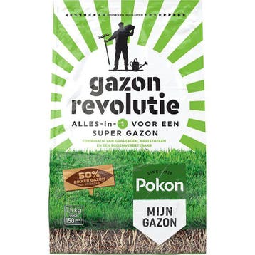 Pokon Gazon Revolutie zak 7,5kg, Ophalen of Verzenden, Nieuw