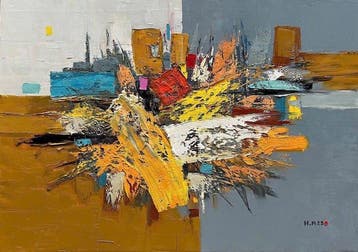 Hoang A (1984) - Inclusions 100 140 cm