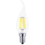 LED Lamp E14 Kaars Filament Gebogen Flame Tip - Brinton -, Led-lamp, Soft of Flame, E14 (klein), Nieuw