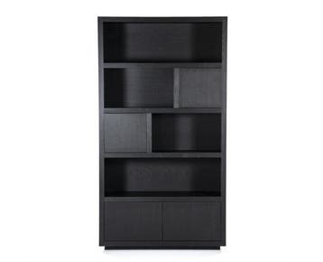 Kabinet kast Helsinki 4-drs. - zwart | Eleonora, Huis en Inrichting, Kasten | Buffetkasten, Ophalen of Verzenden, Nieuw