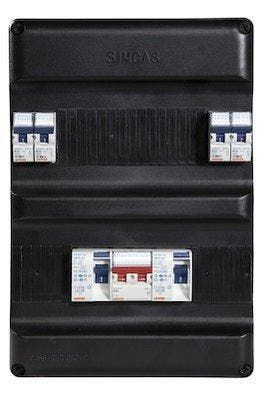 Groepenkast Gewiss | 4 groepen 4 x Lichtgroepen | 1 Fase, Doe-het-zelf en Verbouw, Ophalen of Verzenden, Nieuw, Groepenkast