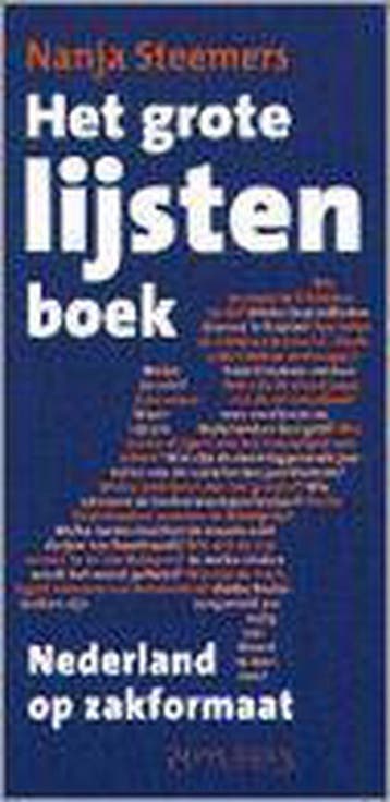 GROTE LIJSTENBOEK 9789053338667 N. Steemers, Verzenden, Gelezen, N. Steemers