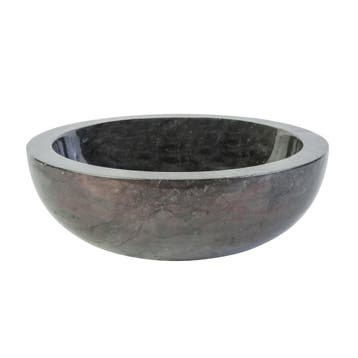 Waskom AQS Stone Rond 35x35x12 cm Gepolijst Natuursteen, Doe-het-zelf en Verbouw, Ophalen of Verzenden, Nieuw