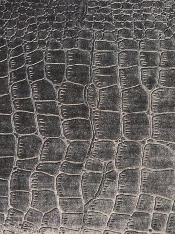 Hoekbank Croco Velvet Zwart - Professioneel Gereinigd, Ophalen of Verzenden, Nieuw