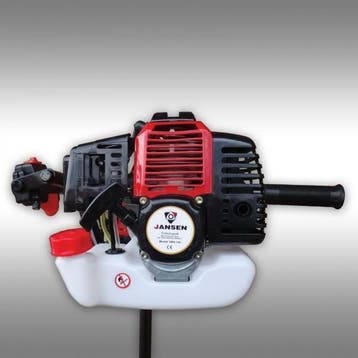 Eenpersoons motor-grondboor Jansen EBG-100 + 100 &amp; 200mm, Verzenden, Grondbewerking