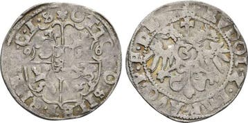 3 Kreuzer 1596 Salm Kyrburg: Otto I, 1538-1607:, Verzenden