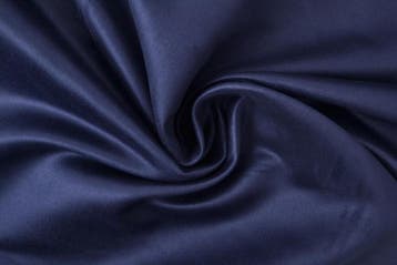 Suedine Donker Blauw - rol 10 meter, Verzenden, Nieuw