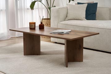 Asir 668NRD1114 Salontafel Okkernootkleur van 73 voor 49, Huis en Inrichting, 100 tot 150 cm, Nieuw, Overige houtsoorten, 50 tot 100 cm