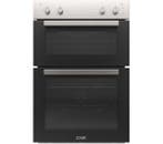 Logik LBUDOX23 Dubbele Inbouwoven - 71,5 cm, Witgoed en Apparatuur, Hete lucht, Nieuw, Ophalen of Verzenden, Oven met grill