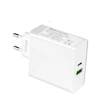 DrPhone XPC2 65 Watt Power Oplader – 2 Poorten PD 3.0 Snel L, Verzenden, Nieuw