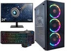 Complete Ryzen 5 Budget Game PC Setup met 24 Gaming Moni..., Ophalen of Verzenden, Nieuw