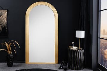 Edele wandspiegel ART DECO 160 cm goudkleurige, Huis en Inrichting, Woonaccessoires | Spiegels, Ophalen of Verzenden, Nieuw