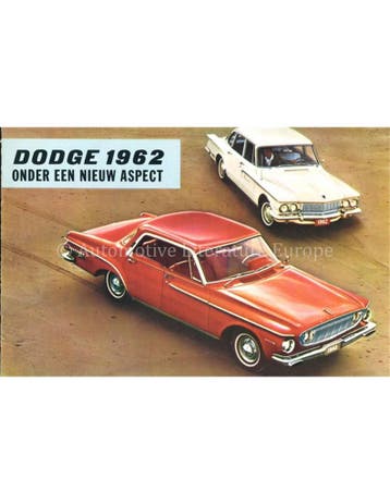 1962 DODGE DART, LENCER BROCHURE ENGELS, Nieuw, Author