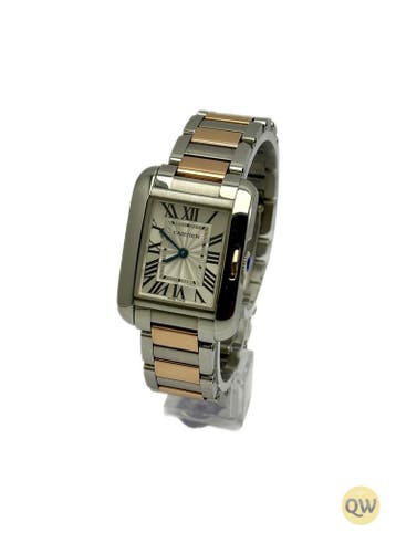 Cartier Tank Anglaise Small Two-Tone, Ophalen of Verzenden, Zo goed als nieuw, Polshorloge