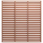 vidaXL Schuttingpaneel 180x180 cm HKC bruin, Verzenden, Nieuw, Kunststof, Minder dan 1 meter