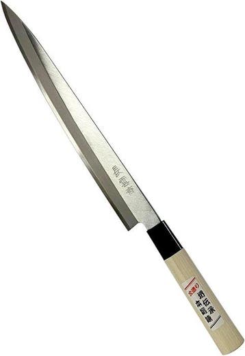 Nagaunoi Left-Hand Knife, Yanagi Blade Knife, 9.4 inches
