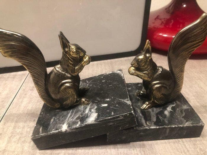 Boekensteunen (2) - Staal, Marmer, Antiek en Kunst, Curiosa en Brocante