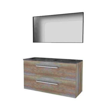 Basic-Line Framed 46 Badkamermeubelset - 120 x 46 cm - Met, Ophalen of Verzenden, Nieuw