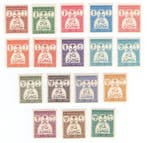 Saoedi-Arabië - OFFICIËLE postzegels 1970-72, Zeldzame, Gestempeld