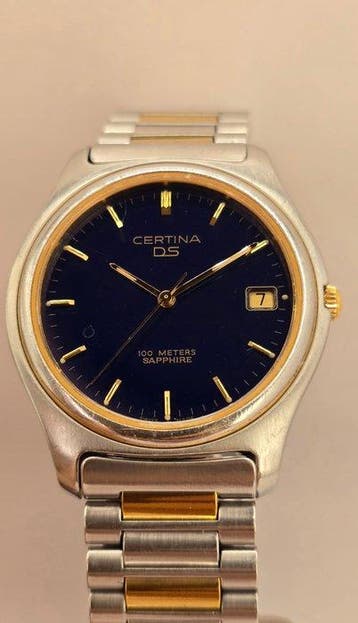 Certina - DS Vintage Quartz Date - Zonder minimumprijs -, Sieraden, Tassen en Uiterlijk, Nieuw