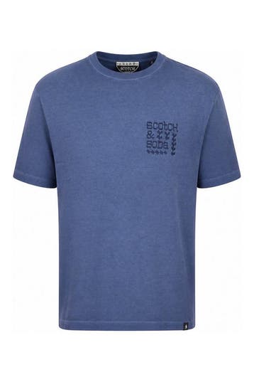 Scotch &amp; Soda T-shirt in maat XL Blauw, Verzenden, Zo goed als nieuw, Blauw, Scotch &amp; Soda