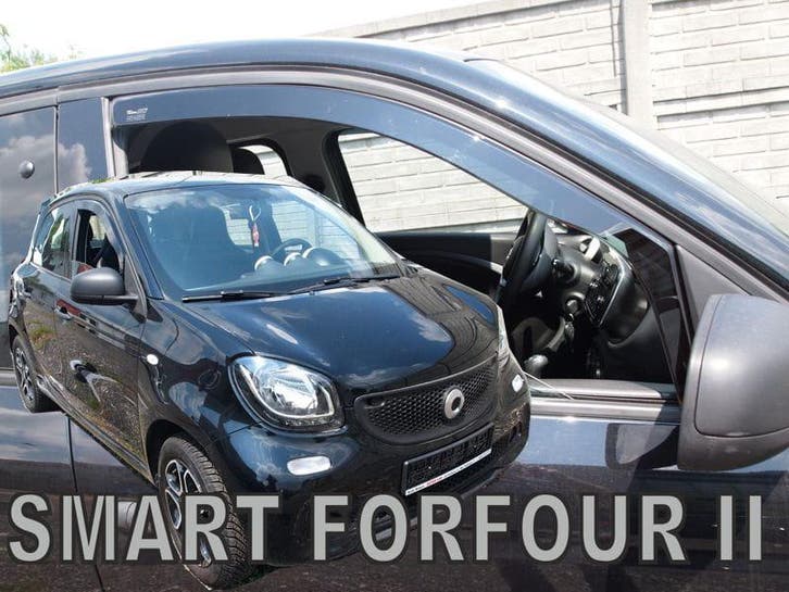 Zijwindschermen Smart donker pasvorm windowvisors oa Forfour, Auto-onderdelen, Smart-onderdelen
