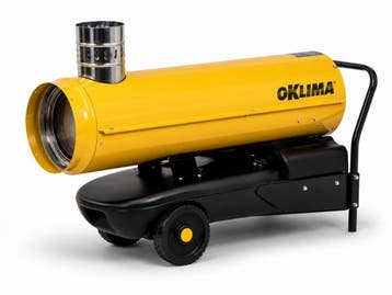 Oklima SE 120 heteluchtkanon indirect gestookt, Ophalen of Verzenden