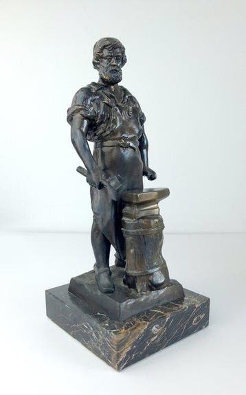 After Wilhelm Albermann (1835–1913) - sculptuur, The, Antiek en Kunst